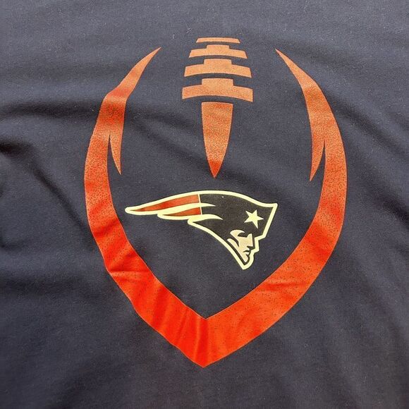 Nike New England Patriots Shirt Mens Small Blue NFL Football Dri-Fit Onfield - Picture 3 of 7